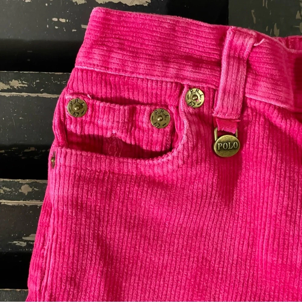 RALPH LAUREN Girl’s Skinny Fit Stretch Corduroy Pants